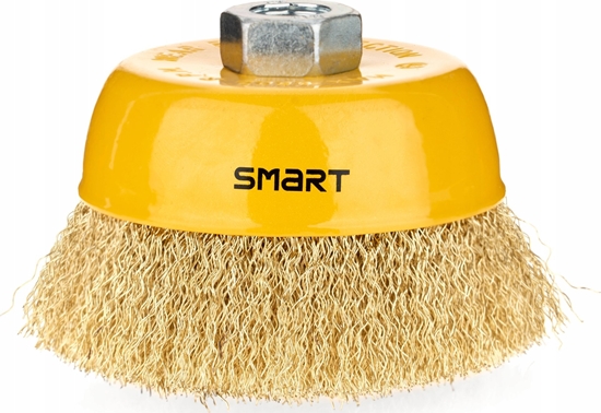Picture of Smart szczotka druciana garnkowa 100mm, mosidzowana smart