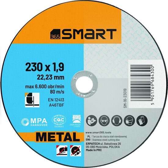 Изображение Smart tarcza do cicia metalu 230x1,9mm smart/25 szt/