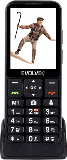 Picture of Telefon komórkowy Evolveo EVOLVEO EasyPhone LT telefon komórkowy dla seniorów z adowark czarny