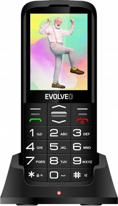 Изображение Telefon komórkowy Evolveo EVOLVEO EasyPhone XO, mobilní telefon pro seniory s nabíjecím stojánkem, erná