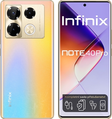 Attēls no Smartfon Infinix Note 40 Pro 12/256GB Zoty  (X6851GD)