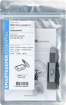 Picture of Smartkeeper Mini "HDMI Port" Blocker grau     4 Stk.+Key