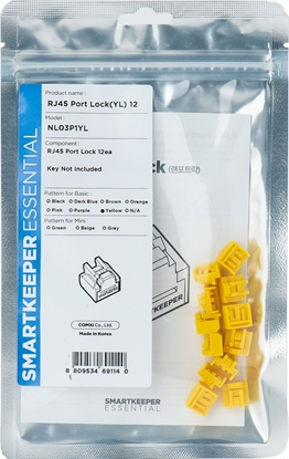 Picture of Smartkeeper Smartkeeper NL03P1YL bloker portów Blokada portu RJ-45 óty 1 szt.