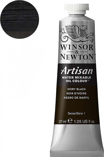Изображение SmartMax Artisan water mix oil 37ml ivory black 331