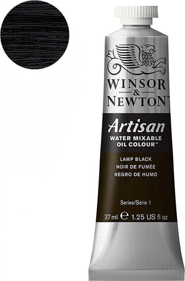 Picture of SmartMax Artisan water mix oil 37ml lamp black 337