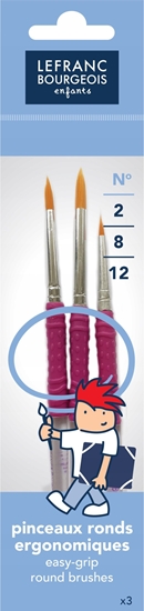 Picture of SmartMax Grippy synt. brushes 2/8/12