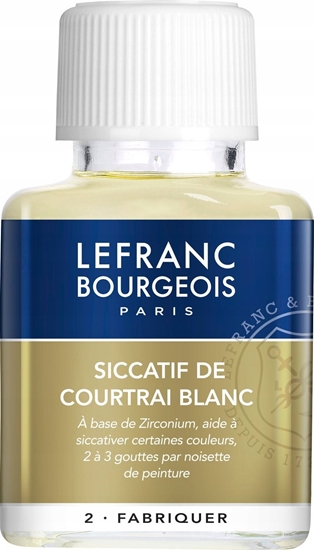 Изображение SmartMax Lefranc & Bourgeois Courtrai Siccative White For Oil Colors In 75 Ml Bottle