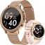 Picture of Smartwatch Damski Veltori VT310-1 Zota Bransoleta + Róowy Pasek Silikonowy