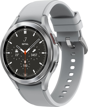 Изображение Smartwatch Samsung Galaxy Watch 4 Classic Stainless Steel 46mm LTE Szary  (SM-R895FZSAEUE)