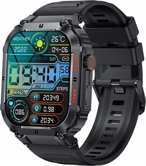 Picture of Smartwatch Veltori VT200-1 Czarny Pasek Silikonowy
