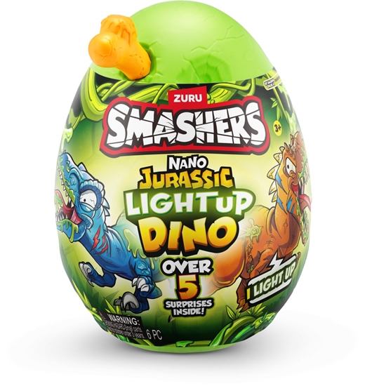 Изображение Smashers Nano Jurassic Light up Dino