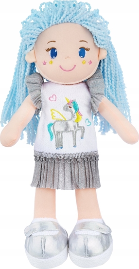 Picture of Smily Play Lalka szmacianka niebieskie wosy jednoroec