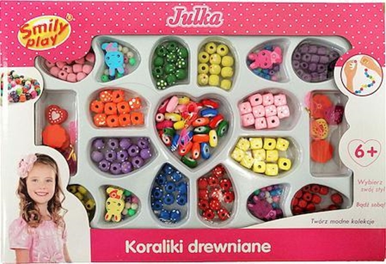 Изображение Smily Play ZESTAW KORALIKÓW DREWNIANYCH SP83791 AN01