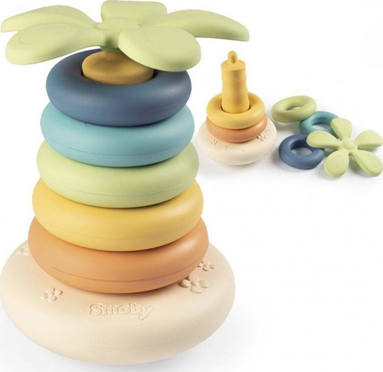 Picture of Smoby SMOBY Little Green Dua Piramidka z Krków Bioplastik Palma 6el.