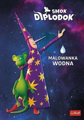 Picture of Smok Diplodok. Kolorowanka z naklejkami