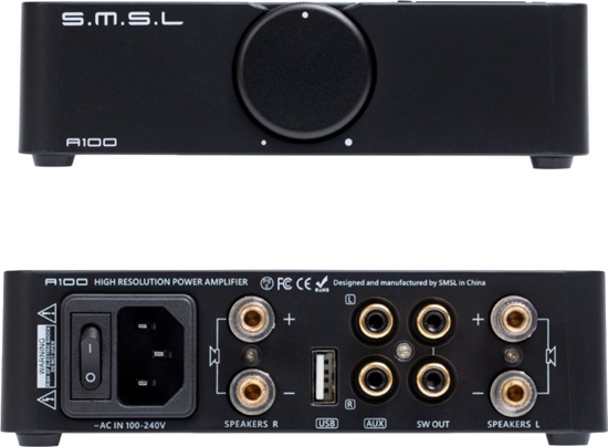 Изображение SMSL SMSL A100 -Wzmacniacz Gonikowy Bluetooth