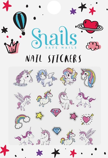 Picture of Snails Snails, Naklejki na Paznokcie, UNICORN