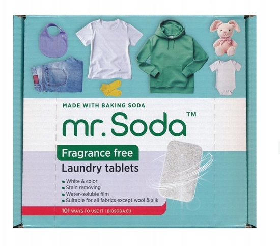 Picture of Soda | Laundry tablets FRAGRANCE FREE, 30 pcs x 25 g | mr. Soda