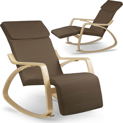 Attēls no Sofotel Fotel wypoczynkowy bujany Suzi - brzowy