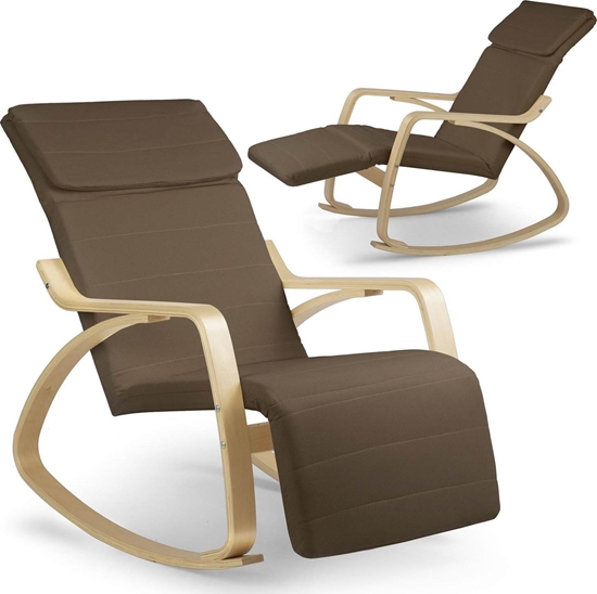 Picture of Sofotel Fotel wypoczynkowy bujany Suzi - brzowy