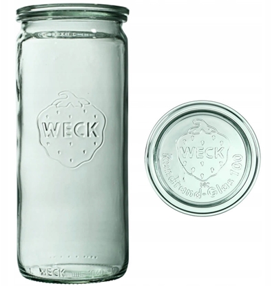 Picture of Soik cylindryczny 1590 ml z pokryw - op. 6 szt