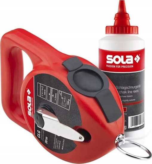 Изображение Sola SOLA SZNUREK TRASERSKI 30m CLG 30 SET R + KREDA CZERWONA
