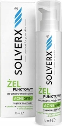 Picture of Solverx SOLVERX Acne Skin el punktowy na zmiany miejscowe - przeciwtrdzikowy 15ml