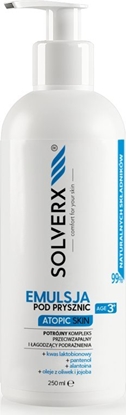 Picture of Solverx SOLVERX Atopic Skin Emulsja pod prysznic - agodzca podranienia i przeciwzapalna 250ml