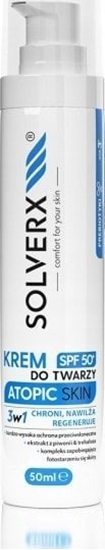 Picture of Solverx SOLVERX Atopic Skin Krem do twarzy 3w1 z SPF50+ - skóra atopowa 50ml