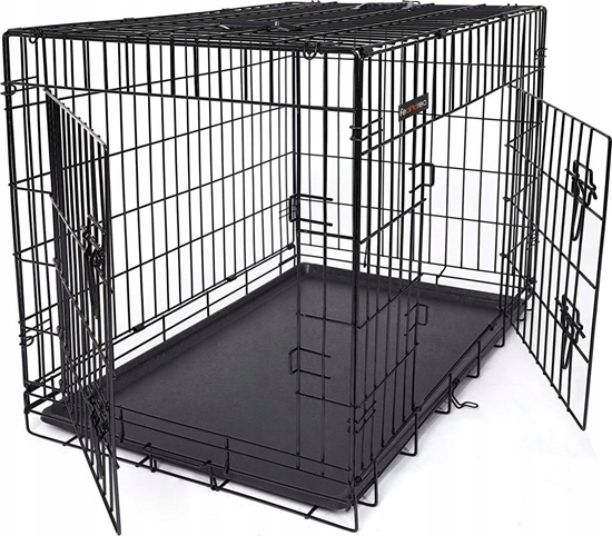 Picture of Songmics Klatka dla psa XXL czarna