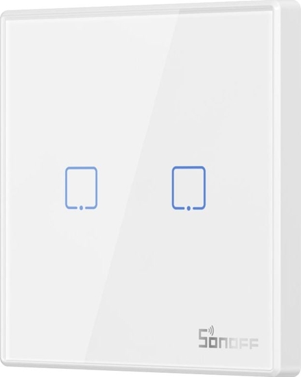 Picture of Sonoff Smart Wireless Wall Switch Sonoff T2EU2C-RF 433MHz (2-channel)