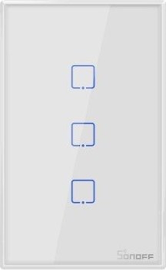 Picture of Sonoff T2US3C - 3-gang Wi-Fi Smart Wall Switch US - White