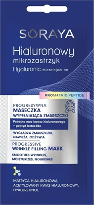 Picture of Soraya SORAYA Hialuronowy mikrozastrzyk Progresywna maseczka wypeniajca zmarszczki 8 ml