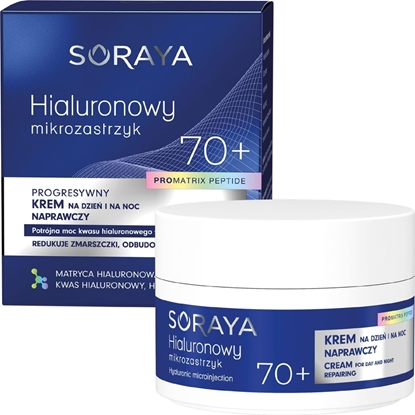Picture of Soraya SORAYA Hialuronowy mikrozastrzyk Progresywny krem naprawczy 70+ na dzie i na noc 50 ml
