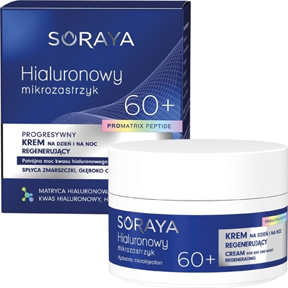 Picture of Soraya SORAYA Hialuronowy mikrozastrzyk Progresywny krem regenerujcy 60+ na dzie i na noc 50 ml