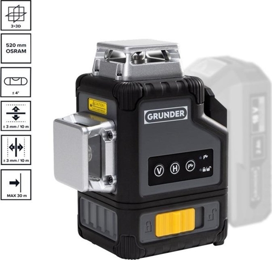 Picture of Sourcing CORDLESS LASER LEVEL LY-360G 18V GREEN