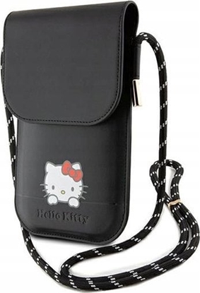 Picture of Sourcing Hello Kitty Handbag HKOWBSKCDKK black/black Leather Daydreaming Cord