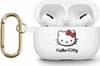 Picture of Sourcing Hello Kitty HKAP3DKHSH Airpods Pro cover white/white Silicone 3D Kitty Head