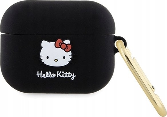 Picture of Sourcing Hello Kitty HKAP3DKHSK Airpods Pro cover black/black Silicone 3D Kitty Head