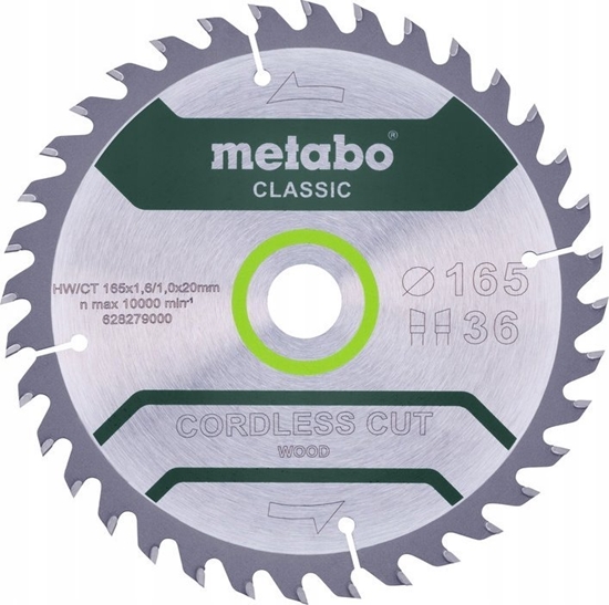 Picture of Sourcing METABO CIRCULAR SAW HW/CT 165x20x18z CORDLESS CUT WOOD CLASSIC