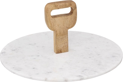 Attēls no Sourcing SERVING PLATE WHITE MARBLE D30