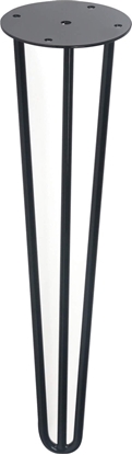 Picture of Sourcing STEEL HAIRPIN LEG TRIPLE 8 L400 BLACK