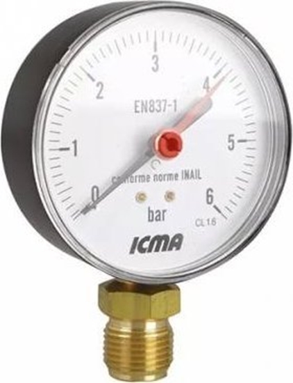 Picture of Sourcing THERMOMANOMETER 1/2. 6 BAR. 0-120C