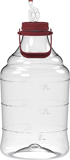 Picture of Sourcing UNBREAKABLE DEMIJOHN 20L HANDLE/AIRLOKS