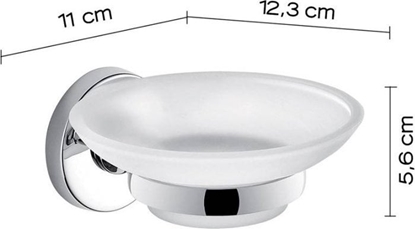 Picture of Sourcing WHITE BATHROOM SOAP DISH PARAMEDICS FE1