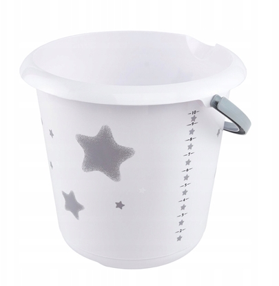 Picture of Spainis deko 10L Ilvie "Stars" O30x28cm balts 4052396062366