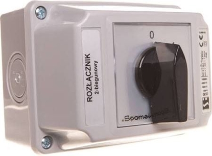 Attēls no Spamel cznik krzywkowy 40A 0-1 2-biegunowy w obudowie (K40-1.828OB2)