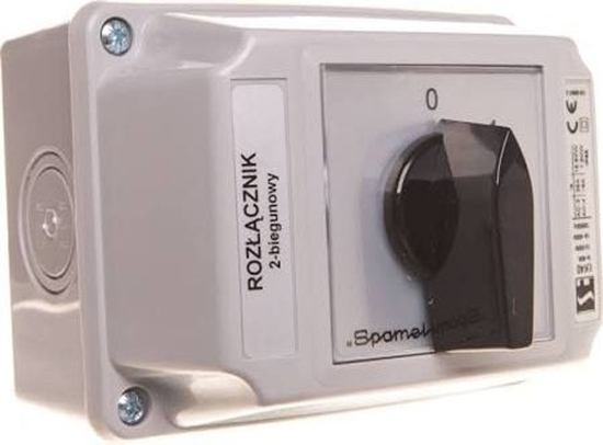 Picture of Spamel cznik krzywkowy 40A 0-1 2-biegunowy w obudowie (K40-1.828OB2)