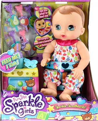 Attēls no Sparkle GIRLZ kalbantis kdikis Sweethearts su maitinimo rinkiniu, latvi kalba, 10078_lv