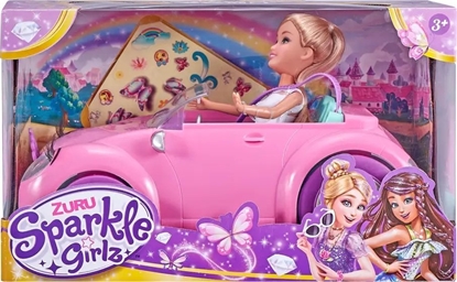 Picture of Sparkle Girlz SPARKLE GIRLZ doll and car set Sparkle Coupe,10028